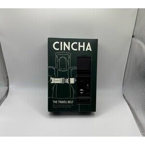 CINCHA Travel The Travel Belt CT-TB-JET-19 Black w/Buckle New in Box